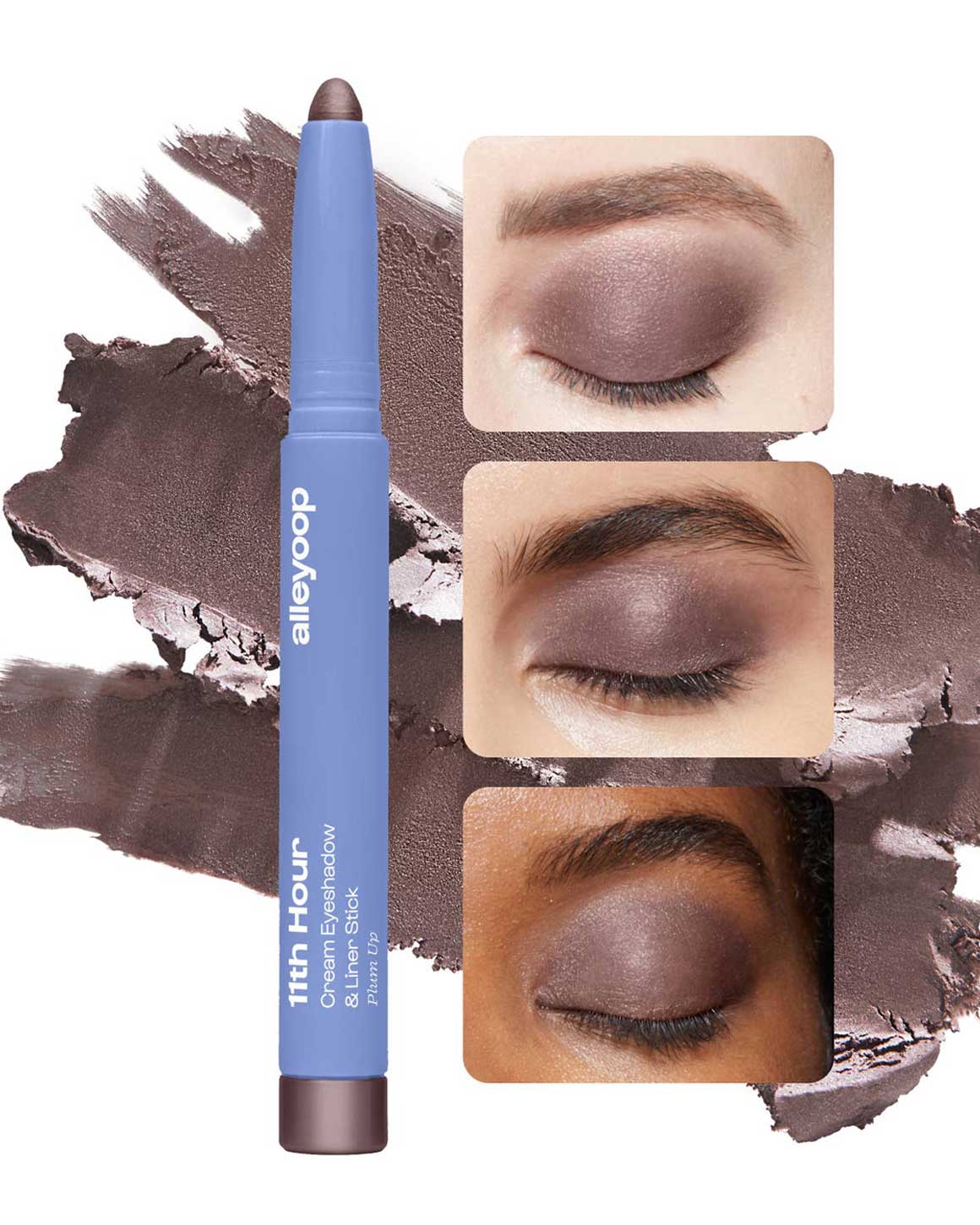 Alleyoop - 11th Hour Cream Eyeshadow & Liner Stick - Plum Up