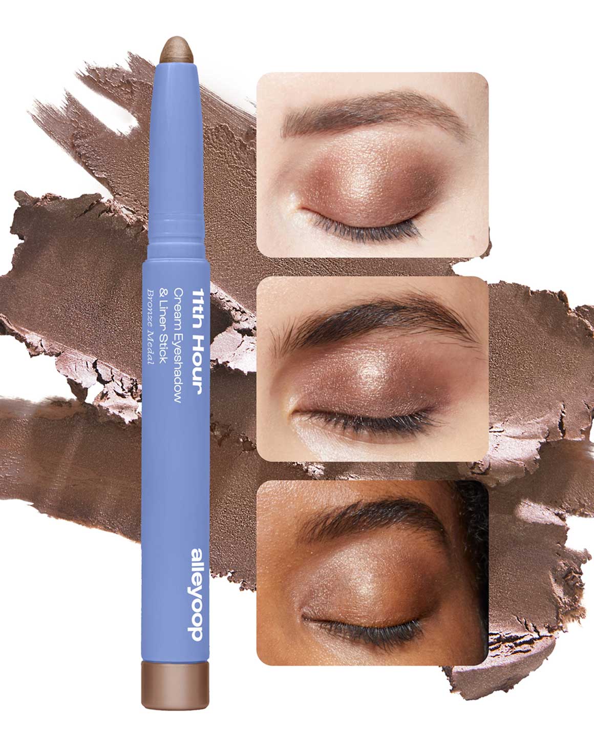 Alleyoop - 11th Hour Cream Eyeshadow & Liner Stick - Bronze Medal Makeup