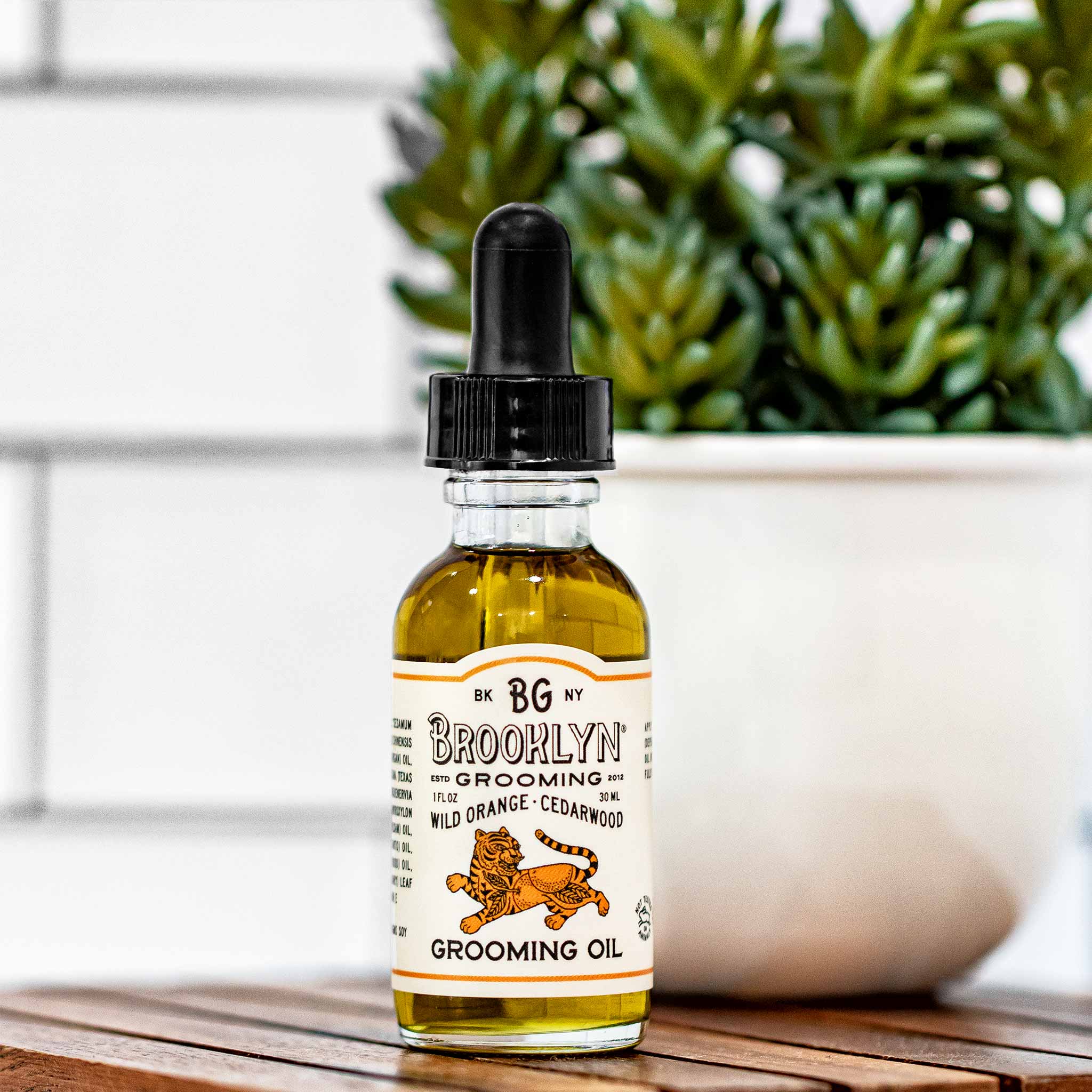 Brooklyn Grooming - Wild Orange and Cedar Wood Grooming Oil