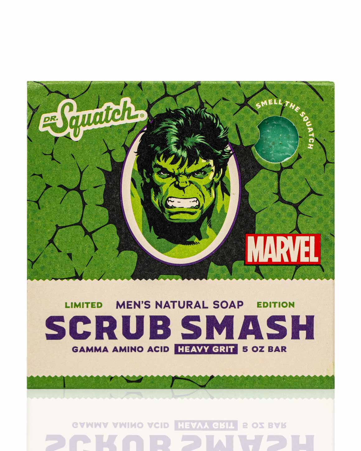 Dr. Squatch - Barra de jabón Scrub Smash de los Vengadores de edición limitada