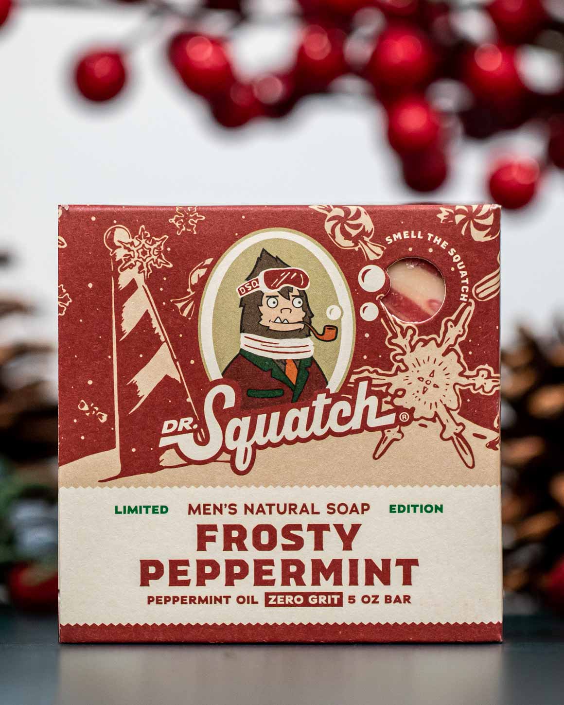 Dr Squatch Limited Edition Frosty Peppermint 3 Briccs - Original Batch - authentic Sealed