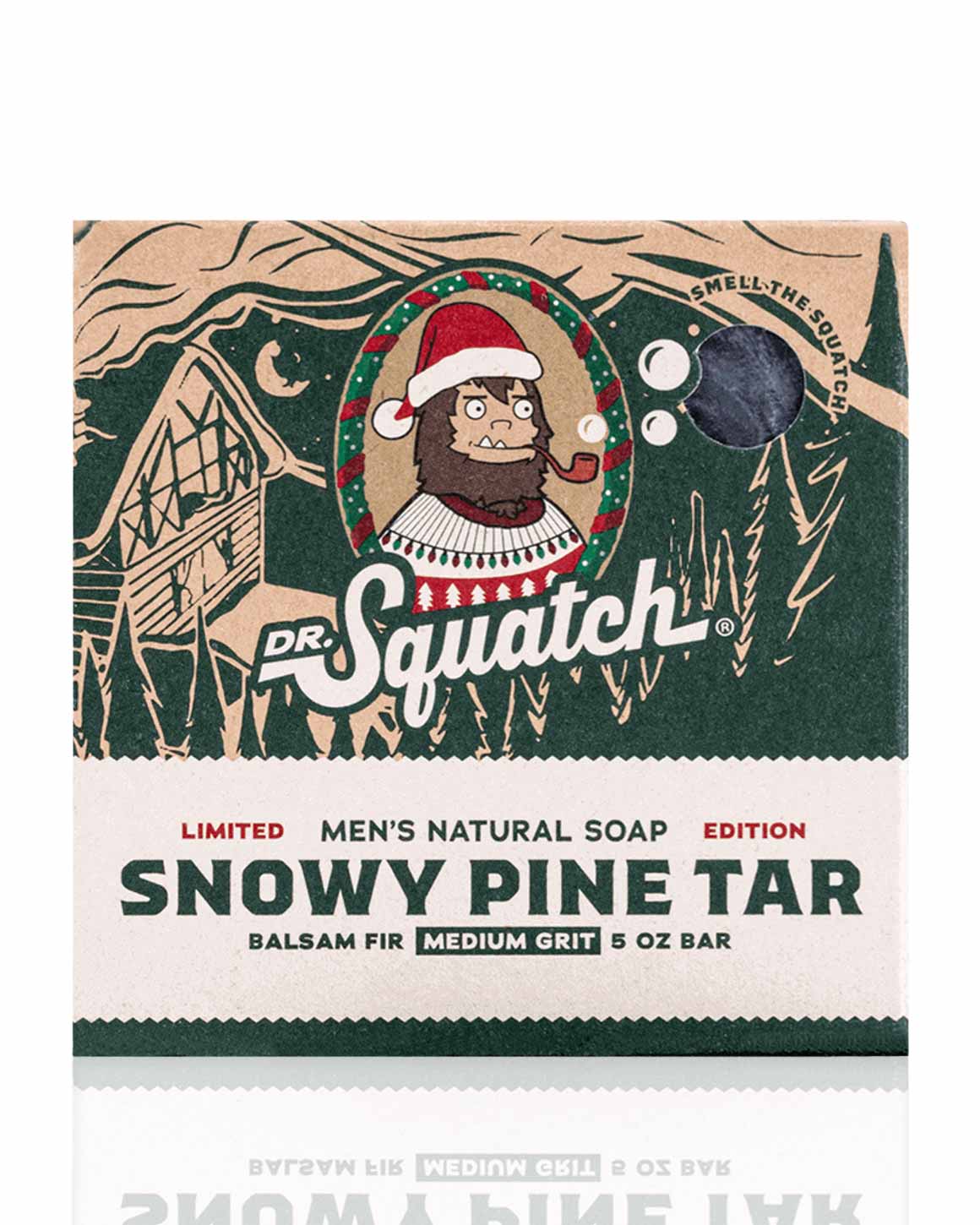 Dr. Squatch - Snowy Pine Tar Soap Bar