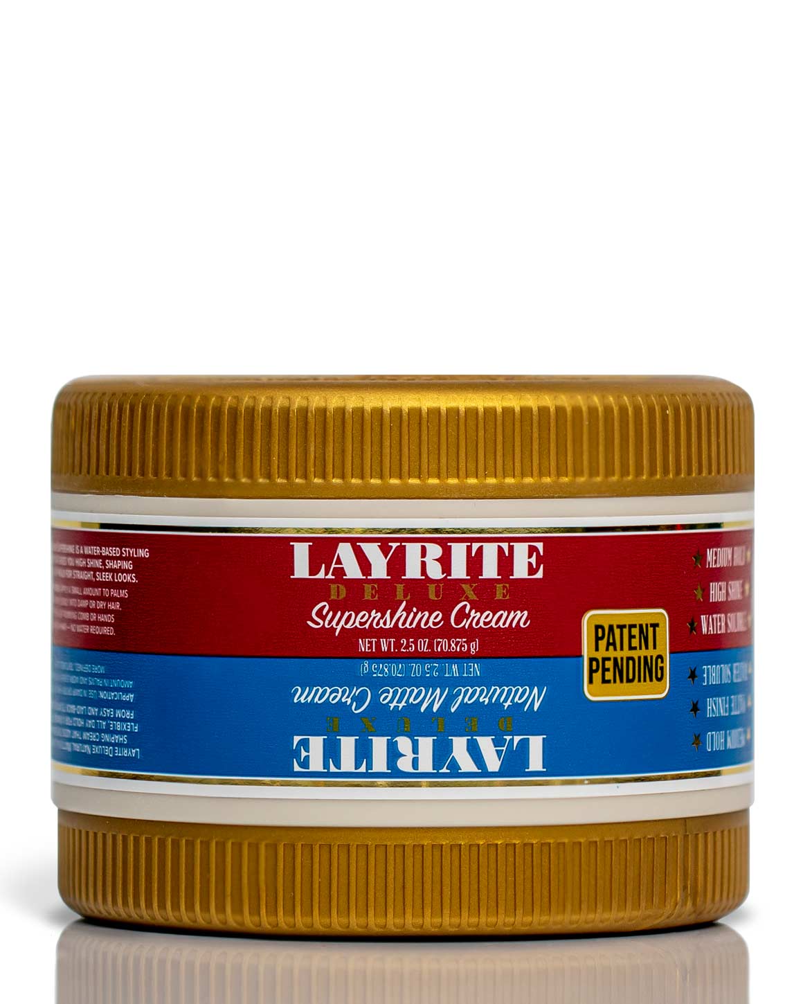 Layrite - Cámara dual - Crema natural mate y superbrillante