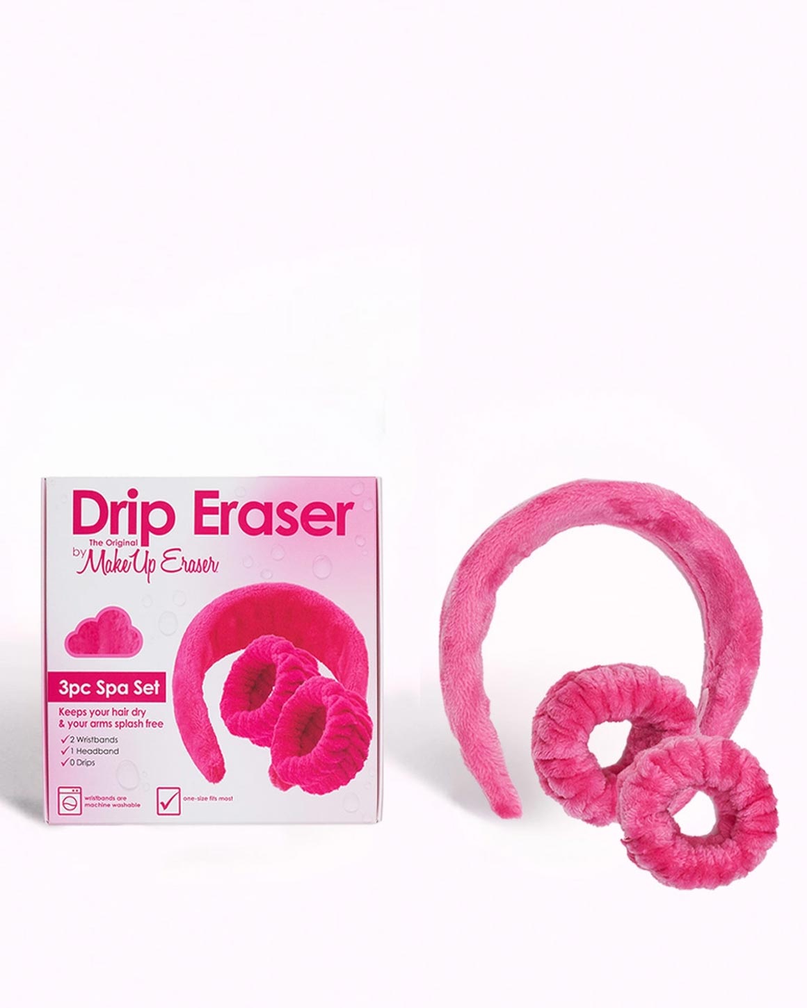 MakeUp Eraser - Drip Eraser® 3pc Spa Set - Pink