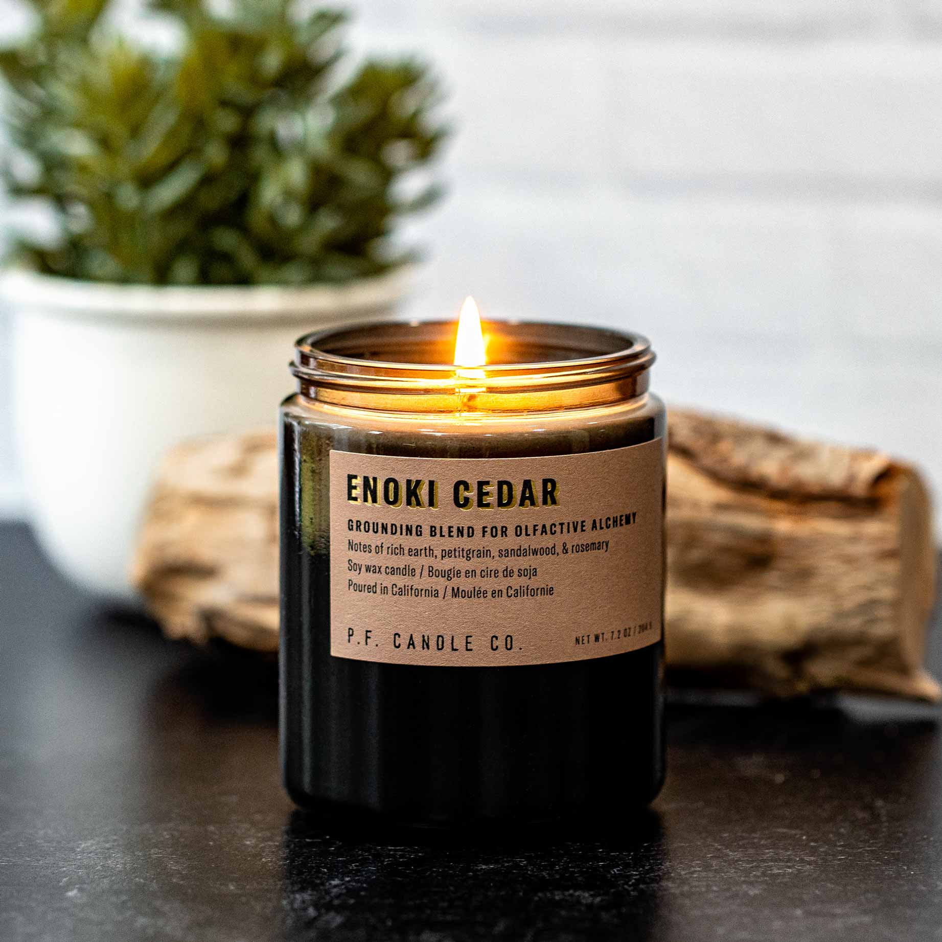 P. F. Candle Co. - Enoki Cedar Soy Candle