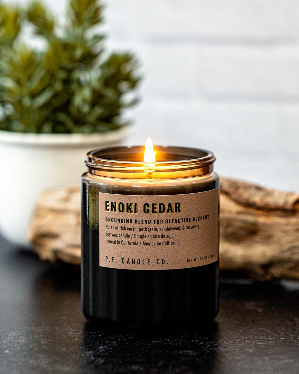 P. F. Candle Co. - Enoki Cedar Soy Candle