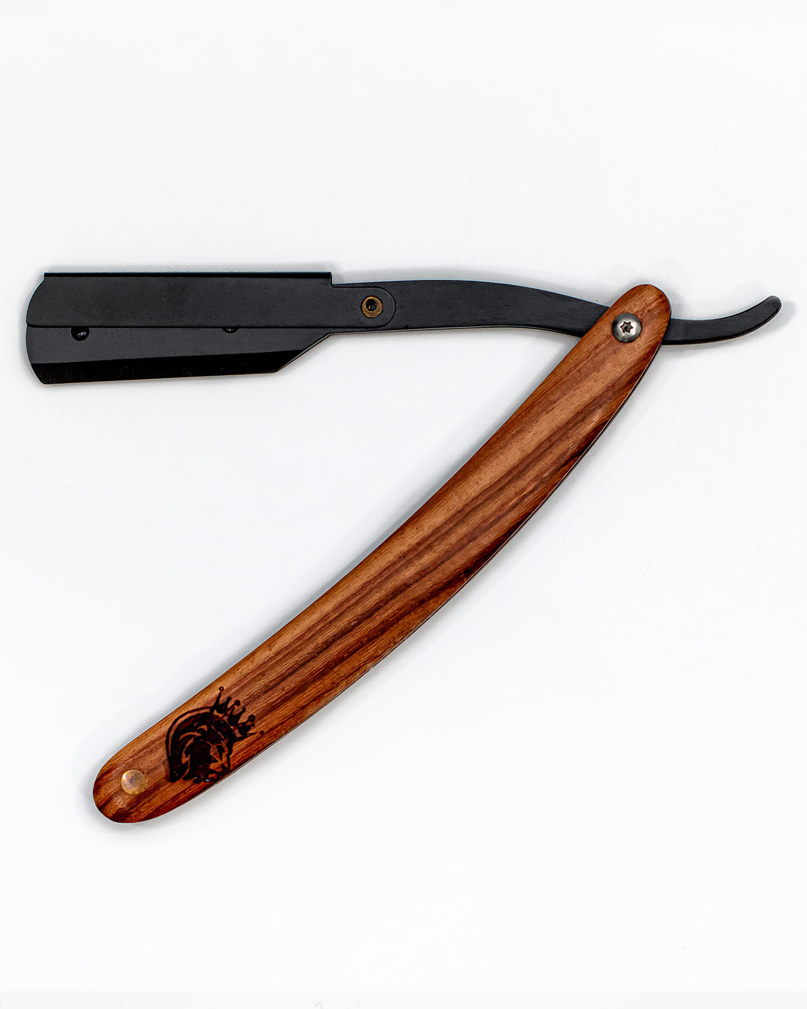 The Kings of Styling - Redwood Black Straight Edge Razor