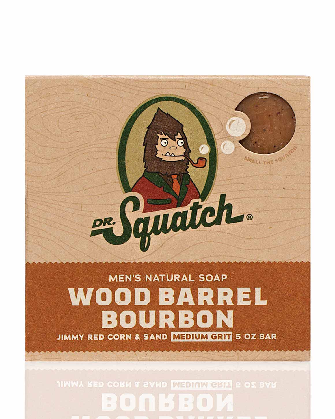 Dr. Squatch - Barra de jabón Bourbon de barril de madera