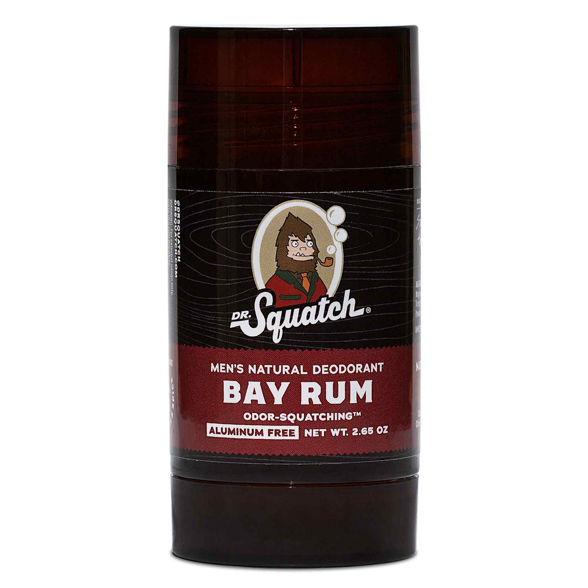 Dr. Squatch - Bay Rum Natural Deodorant I The Kings of Styling