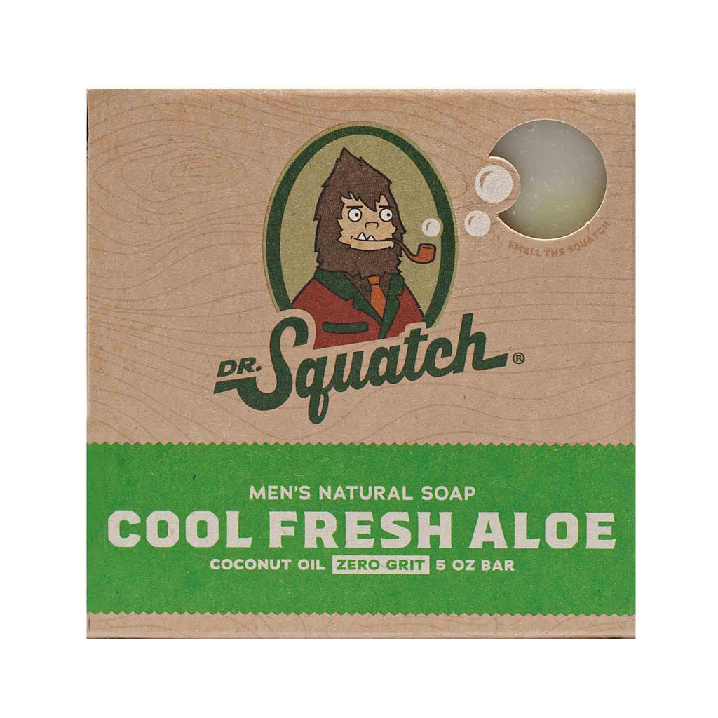  Dr. Squatch Men's Face Wash and Bar Soap Bundle - Exfoliating  Face Wash made with Natural Ingredients - Cool Fresh Aloe Face Wash and  Cool Fresh Aloe, Grapefruit IPA, and Coconut